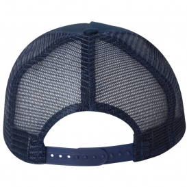 Valucap 8804H Five-Panel Mesh-Back Trucker Cap - Navy