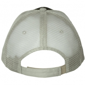 Valucap S102 Sandwich Trucker Cap - Black/Grey