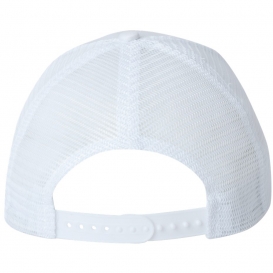 Valucap VC400 Mesh-Back Trucker Cap - White