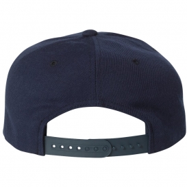 YP Classics 5089M Classics Wool Blend Snapback Cap - Navy
