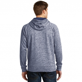 Sport-Tek ST225 PosiCharge Electric Heather Fleece Hooded Pullover - True Navy Electric
