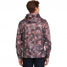 Sport-Tek ST230 Sport-Wick Mineral Freeze Fleece Hooded Pullover - Deep Red