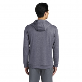 Sport-Tek ST296 PosiCharge Tri-Blend Wicking Fleece Hooded Pullover - True Navy Heather