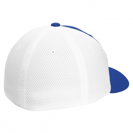 Sport-Tek STC40 Flexfit Air Mesh Back Cap - True Royal/White