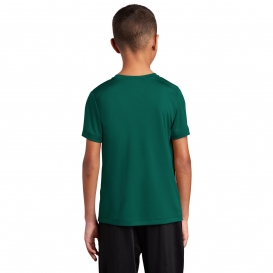 Sport-Tek YST420 Youth Posi-UV Pro Tee - Marine Green