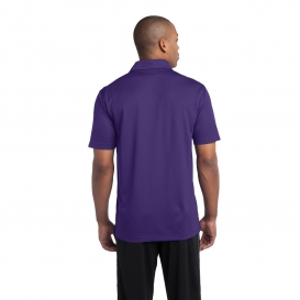 Sport-Tek ST690 PosiCharge Active Textured Polo - Purple