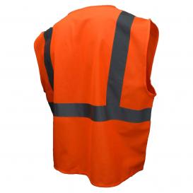 Radians SV2OS Type R Class 2 Economy Solid Safety Vest - Orange