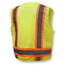 Radians SV46G Type R Class 2 Breakaway Surveyor Safety Vest - Yellow/Lime