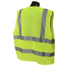 Radians SV8PVGM Type R Class 2 Multi-Purpose Surveyor Safety Vest - Yellow/Lime