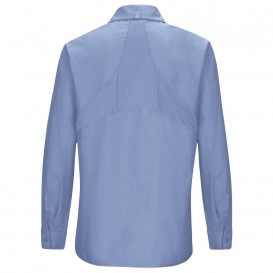 Red Kap SX11 Women\'s MIMIX Long Sleeve Work Shirt - Light Blue