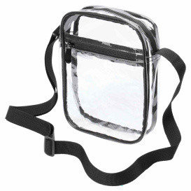 Port Authority BG931 Clear Crossbody Bag - Clear/Black