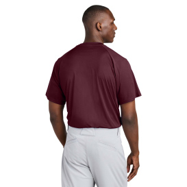Sport-Tek ST359 PosiCharge Competitor 2-Button Henley - Maroon