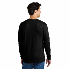 Gildan 67400 CVC Long Sleeve Tee - Pitch Black