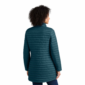 Eddie Bauer EB515 Ladies Packable Quilted Full-Zip - Adriatic Blue