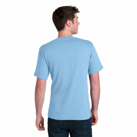 Port & Company PC01 Core Blend Recycled Tee - Light Blue