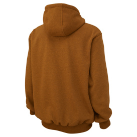Tough Duck WJ22 Fleece Pullover Hoodie - Melange Brown