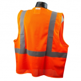 Full Source US2OM19 Type R Class 2 Mesh Safety Vest - Orange