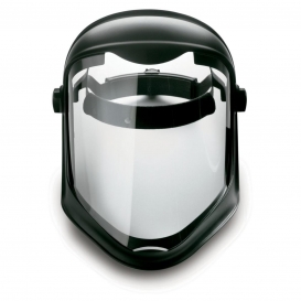 Uvex S8500 Bionic Ratchet Face Shield System with Suspension - Clear Uncoated Lens