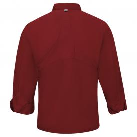 Chef Designs 042X Men\'s Chef Coat with MIMIX and OilBlok - Fireball Red