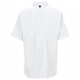 Chef Designs 045X Women\'s Short Sleeve Chef Coat with MIMIX and OilBlok - White