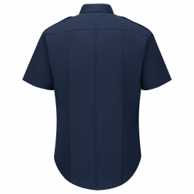 Workrite Fire Service FSE2 Men\'s Classic Short Sleeve Fire Officer Shirt - Navy