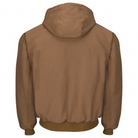 Bulwark FR JLH6BD Men\'s Heavyweight Insulated Hooded Jacket - Brown Duck