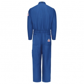 Bulwark FR QC22 iQ Series Men\'s Midweight Mobility Coveralls - Royal Blue