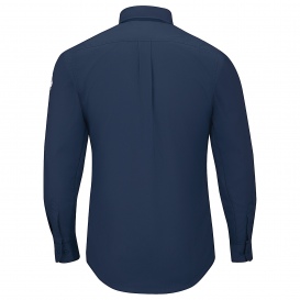 Bulwark FR QS24 Men\'s iQ Series Lightweight Comfort Woven Shirt - Navy