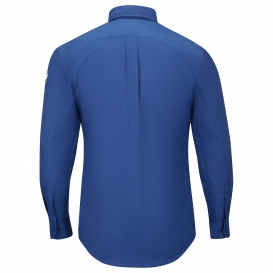 Bulwark FR QS24 Men\'s iQ Series Lightweight Comfort Woven Shirt - Royal Blue