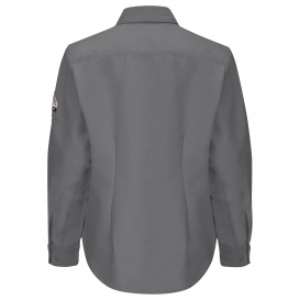Bulwark FR QS41 Women\'s iQ Series Endurance Collection Long Sleeve Shirt - Grey
