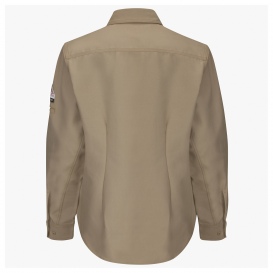Bulwark FR QS41 Women\'s iQ Series Endurance Collection Long Sleeve Shirt - Khaki