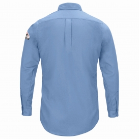 Bulwark FR QS52 Men\'s iQ Series Comfort Woven Long Sleeve Lightweight Shirt - Light Blue