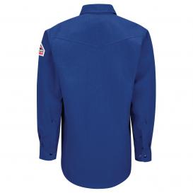 Bulwark FR SNS6RB Men\'s Midweight Snap-Front Uniform Shirt - Nomex IIIA - 6 oz.