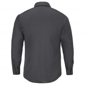 Red Kap SP3A Men's Long Sleeve Pro Airflow Work Shirt - Charcoal | Full ...