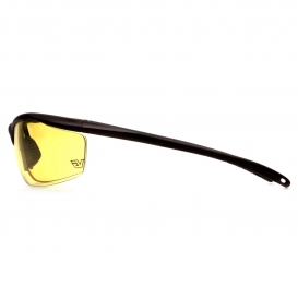 Venture Gear VGSBR230T Zumbro Eyewear - Bronze Frame - Yellow Anti-Fog Lens