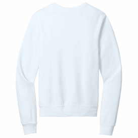 Bella + Canvas BC391 Unisex Sponge Fleece Classic Crewneck Sweatshirt - White