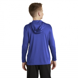 Sport-Tek YST358 Youth PosiCharge Competitor Hooded Pullover - True Royal