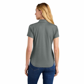 New Era LNEA225 Ladies Power Polo - Shadow Grey Heather