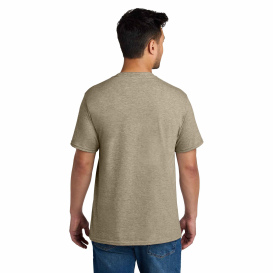 Port & Company PC340 CVC Tee - Desert Tan Heather