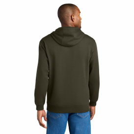 CornerStone CSF630 Tough Fleece Pullover Hoodie - Tundra Green