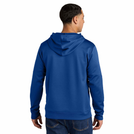 Sport-Tek ST255 Sport-Wick Fleece United Pullover Hoodie - True Royal/White