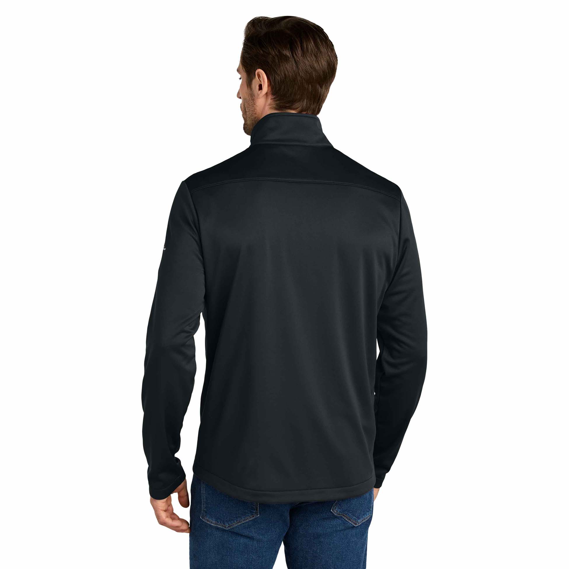 Eddie Bauer EB2460 Smooth Mid Layer Fleece Full-Zip - Black