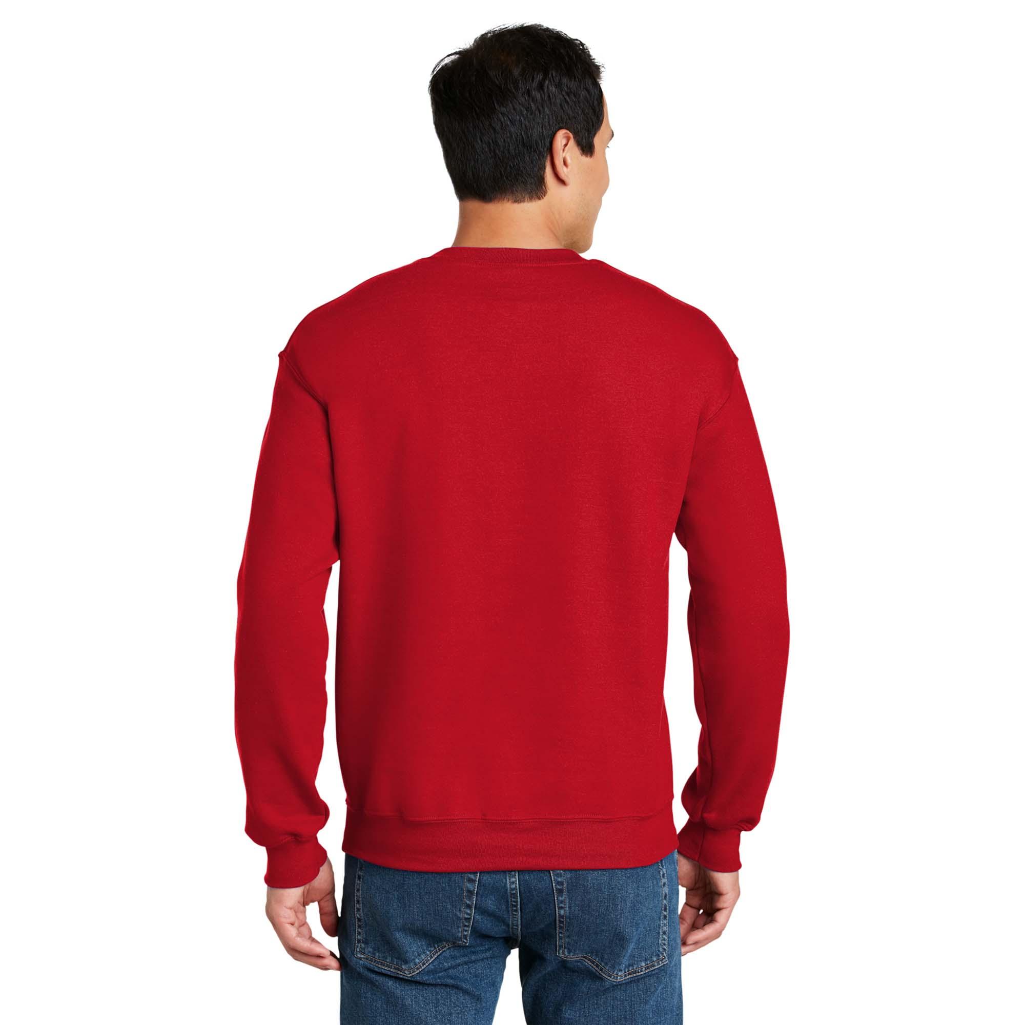 Gildan 12000 DryBlend Crewneck Sweatshirt - Red | Full Source