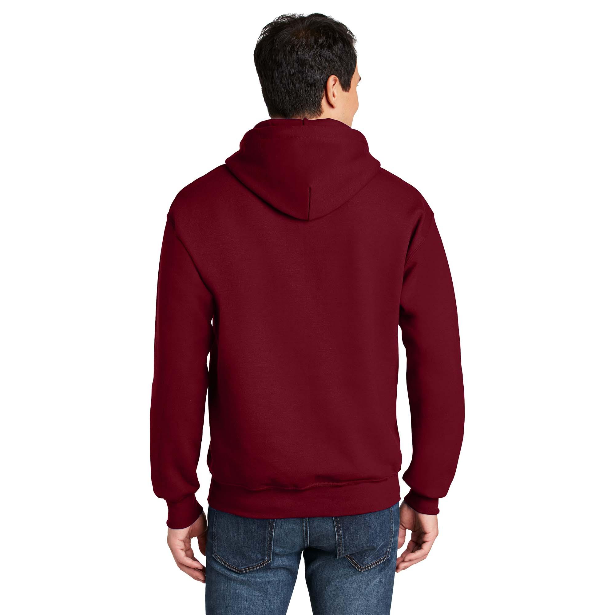 Gildan 12500 DryBlend Pullover Hooded Sweatshirt - Cardinal Red | Full ...