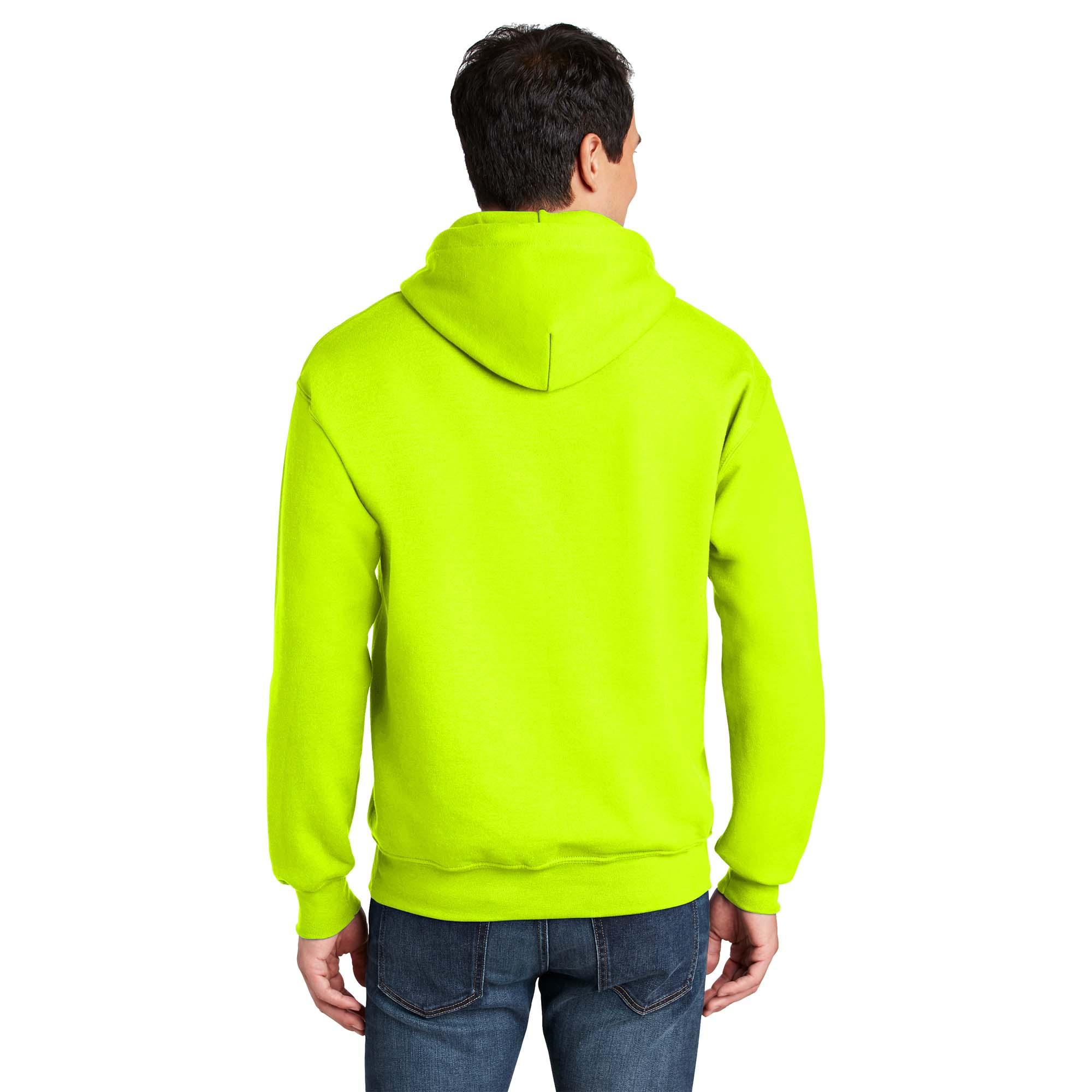 Gildan 12500 DryBlend Pullover Hooded Sweatshirt - Safety Green