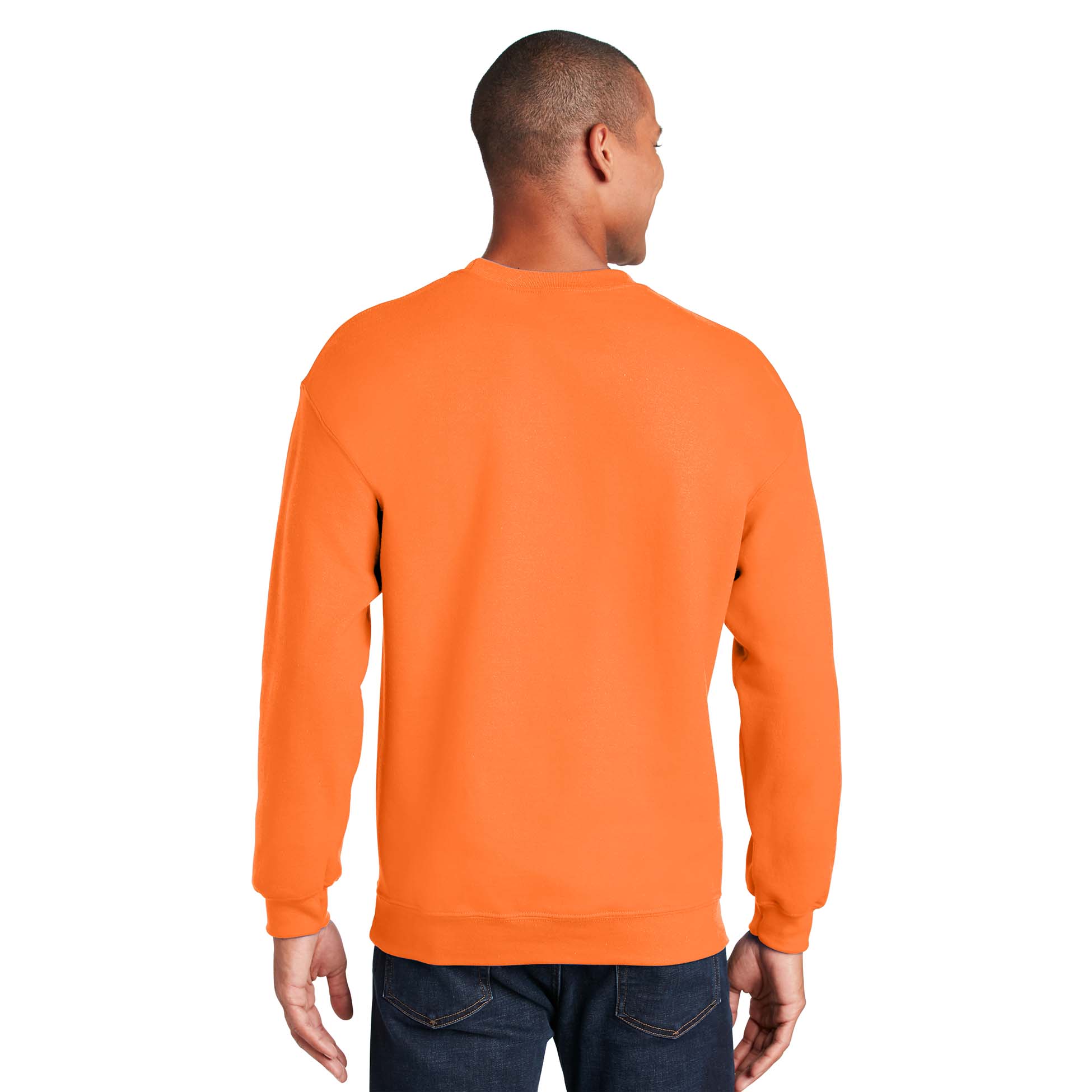 Orange crew neck hotsell