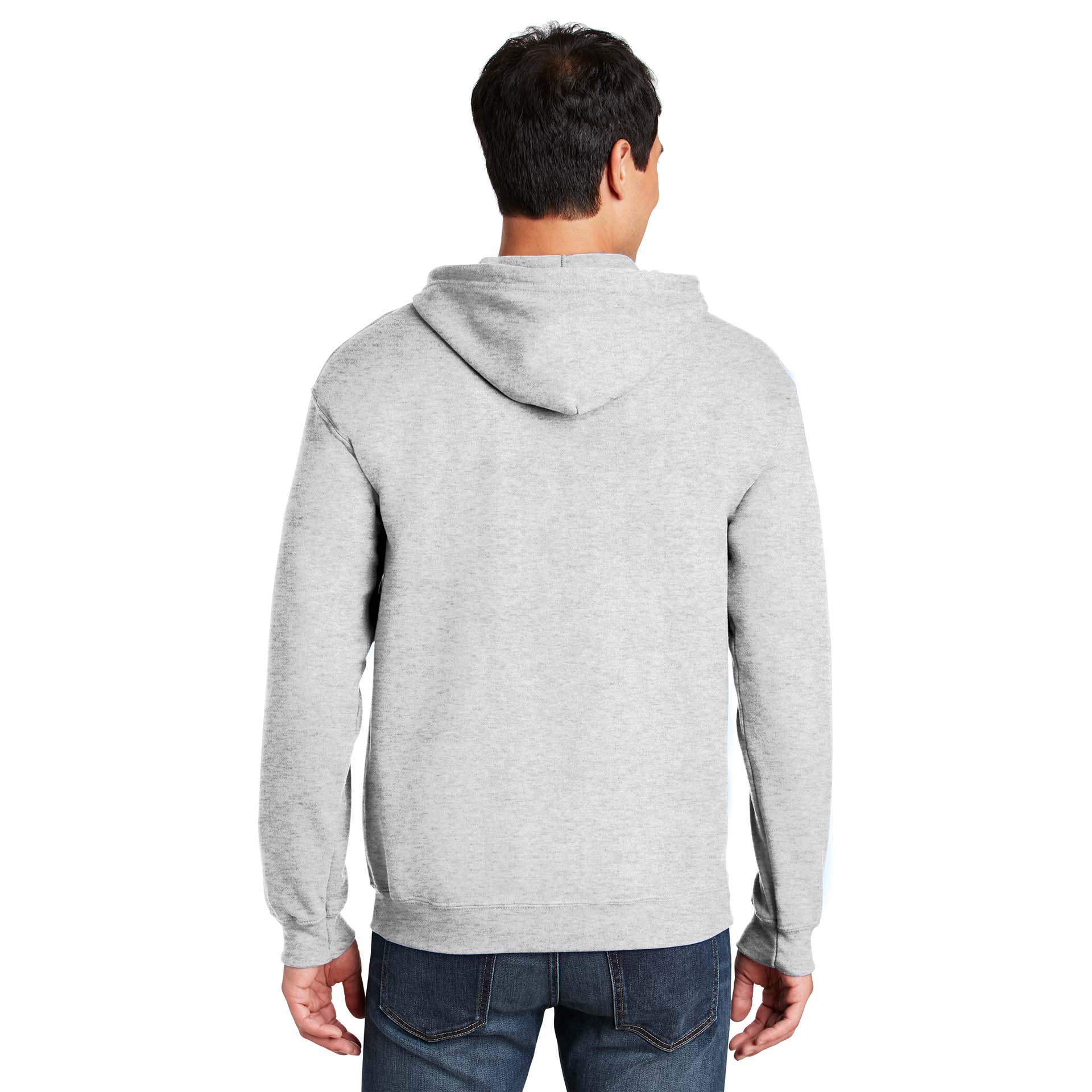Gildan 18600 Heavy Blend Full-Zip Hooded Sweatshirt - Ash Grey | Full ...