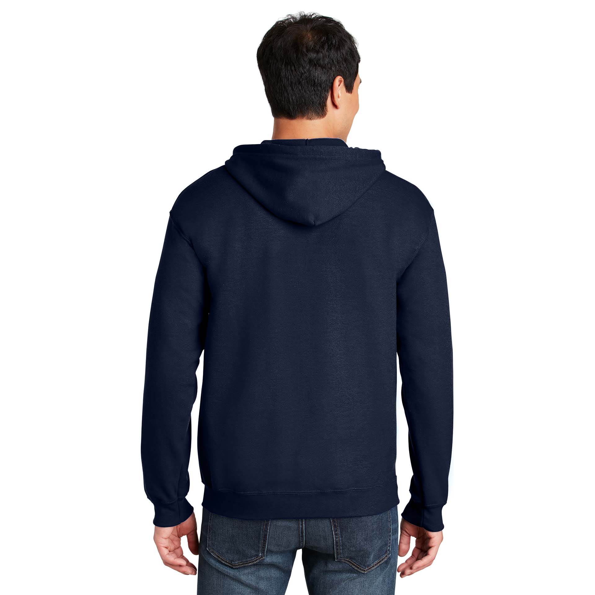 Gildan 18600 Heavy Blend Full Zip Hooded Sweatshirt Navy Full Source