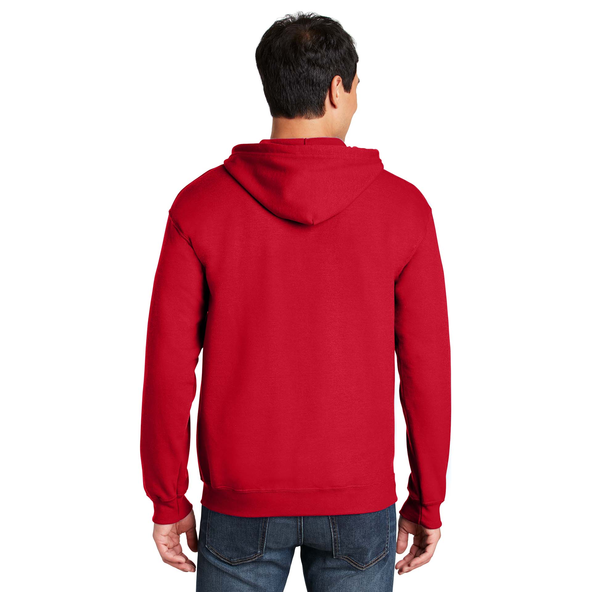 Gildan 18600 Heavy Blend Full-Zip Hooded Sweatshirt - Red | Full Source