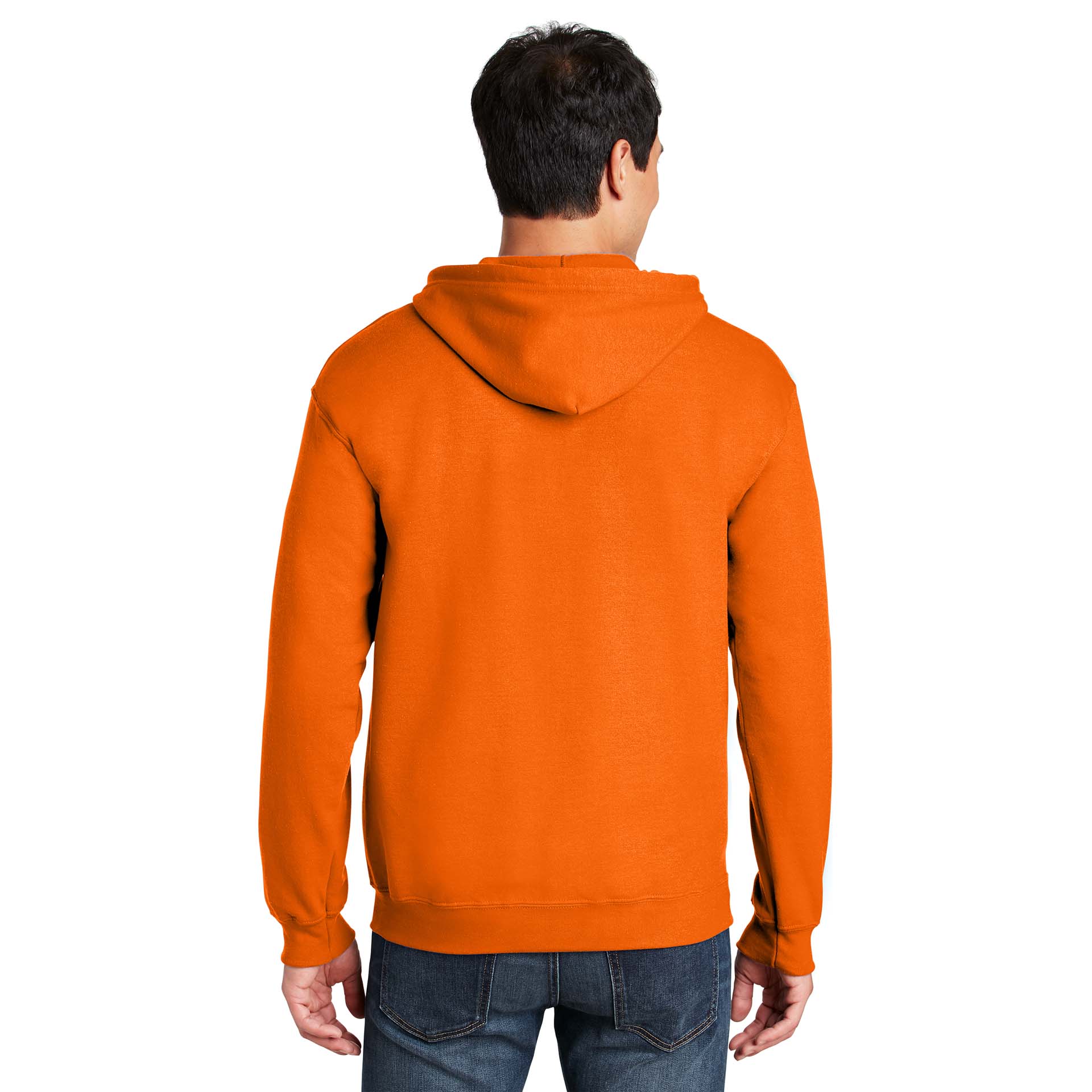 Gildan 18600 Heavy Blend Full-Zip Hooded Sweatshirt - S. Orange | Full ...